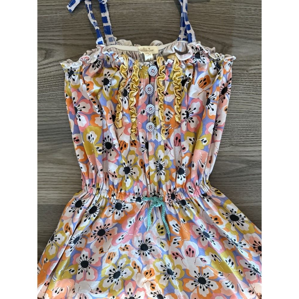 Matilda Jane Tell Me More Floral Maxi Dress The Adventure Begins Girls size 8 - Picture 7 of 15